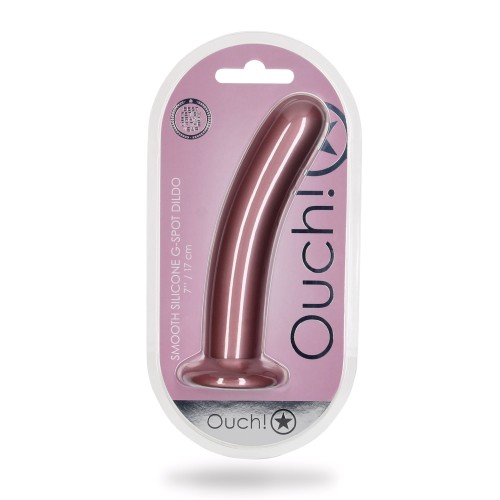 7 Inch Rose Gold G-Spot Dildo by Shots Ouch