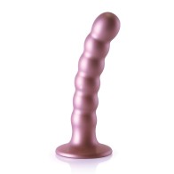 Ouch Rose Gold Beaded G-Spot Dildo