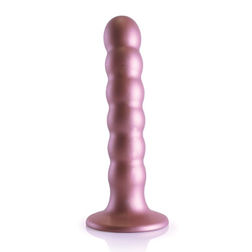 Ouch Rose Gold Beaded G-Spot Dildo