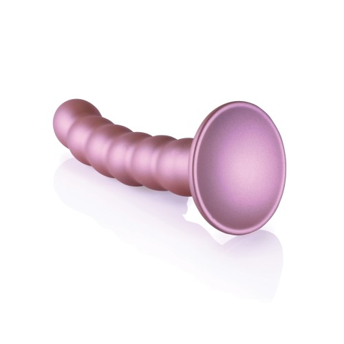 Ouch Rose Gold Beaded G-Spot Dildo