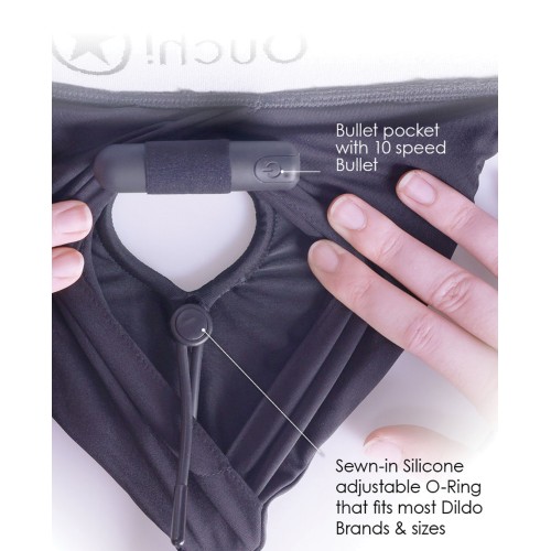 Ouch Vibrating Strap-On Boxer for Ultimate Pleasure