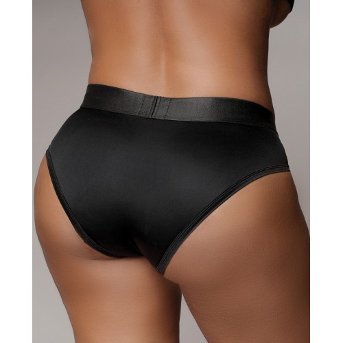 Ouch Vibrating Strap On Brief Black XL/XXL