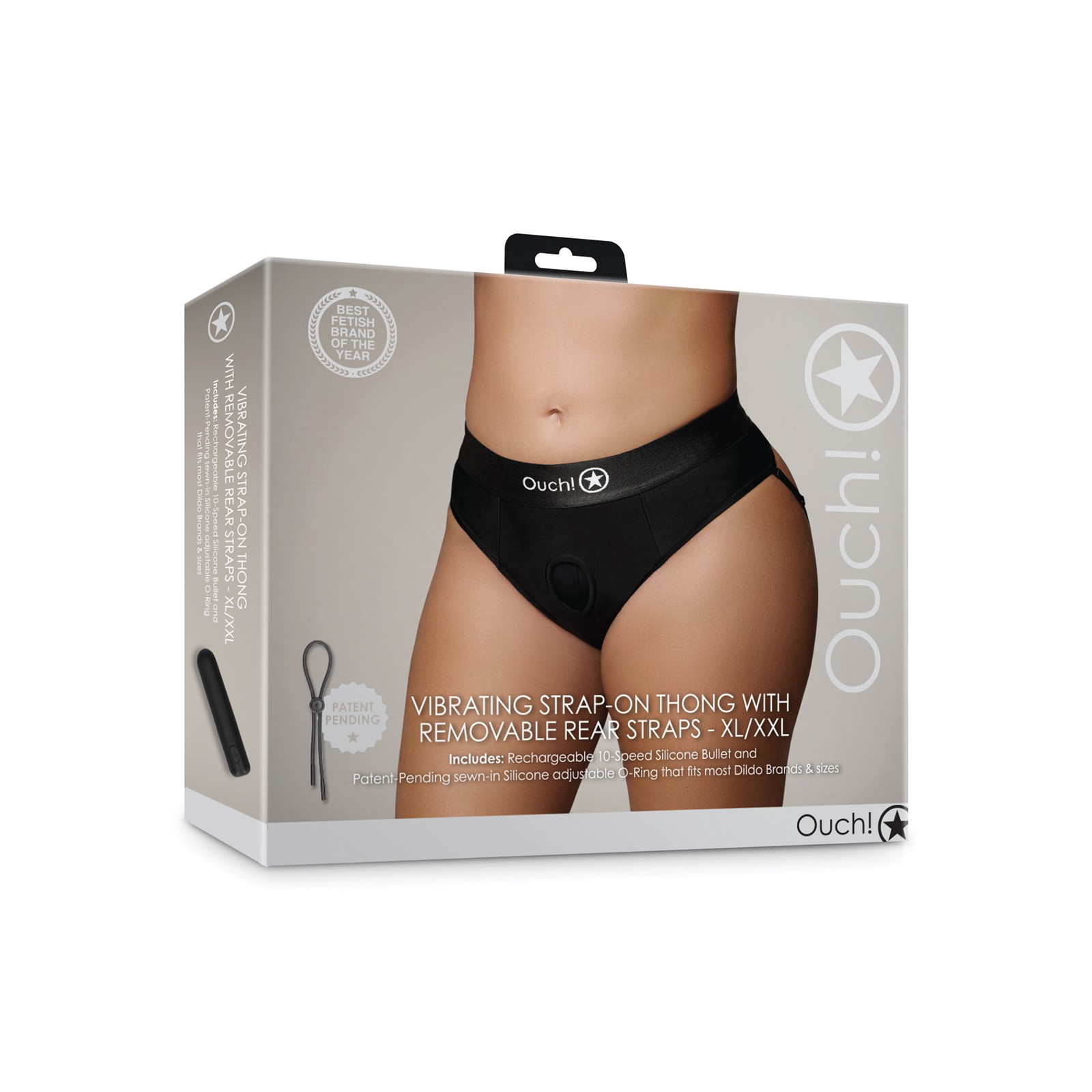 Shots Vibrating Strap-On Thong for Enhanced Pleasure