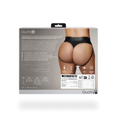 Shots Vibrating Strap-On Thong for Enhanced Pleasure