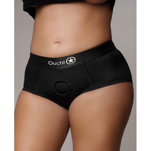 Shots Ouch Vibrating Strap-On Brief XL XXL