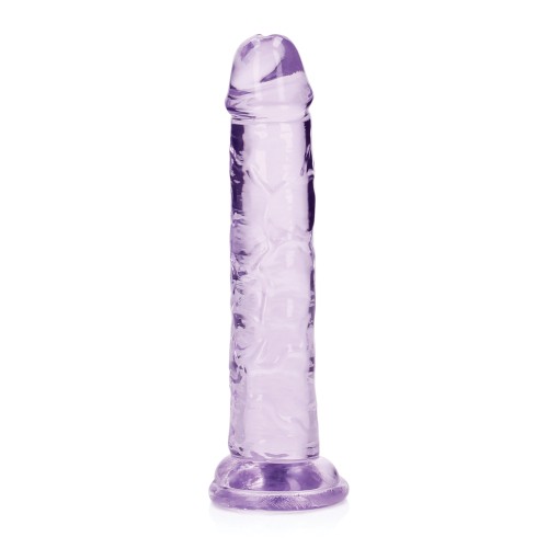 Dildo RealRock de 6" con Succión Púrpura