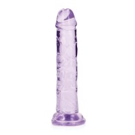 Dildo RealRock de 6" con Succión Púrpura