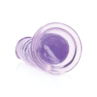 Shots RealRock 6" Dildo with Suction Cup Purple