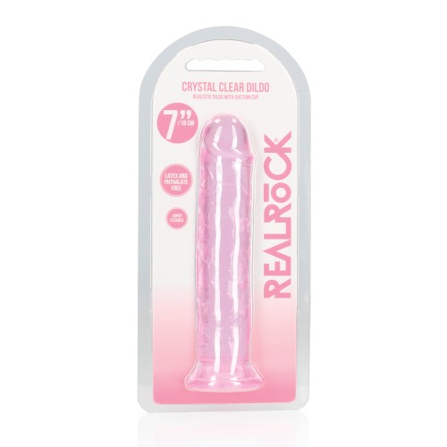 RealRock 7-Inch Straight Dildo with Suction Cup