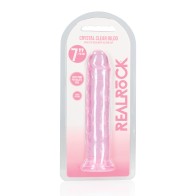 RealRock 7-Inch Straight Dildo with Suction Cup