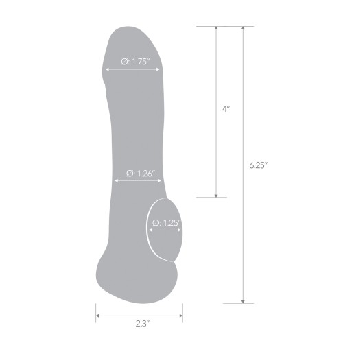 Aumentador de Pene Transparente Blue Line C&B 6.25"