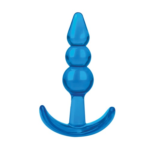 Blue Line C and B 3.75 Inch Beginners Beaded Plug Jelly Blue