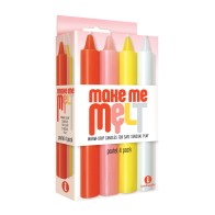 The 9's Warm Drip Candles Pastel Pack of 4