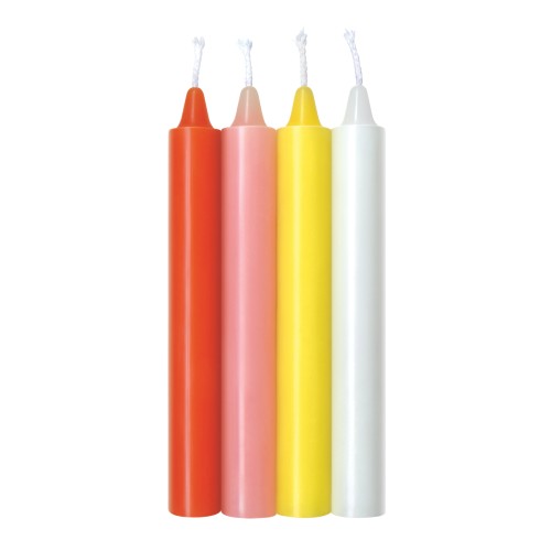 The 9's Warm Drip Candles Pastel Pack of 4