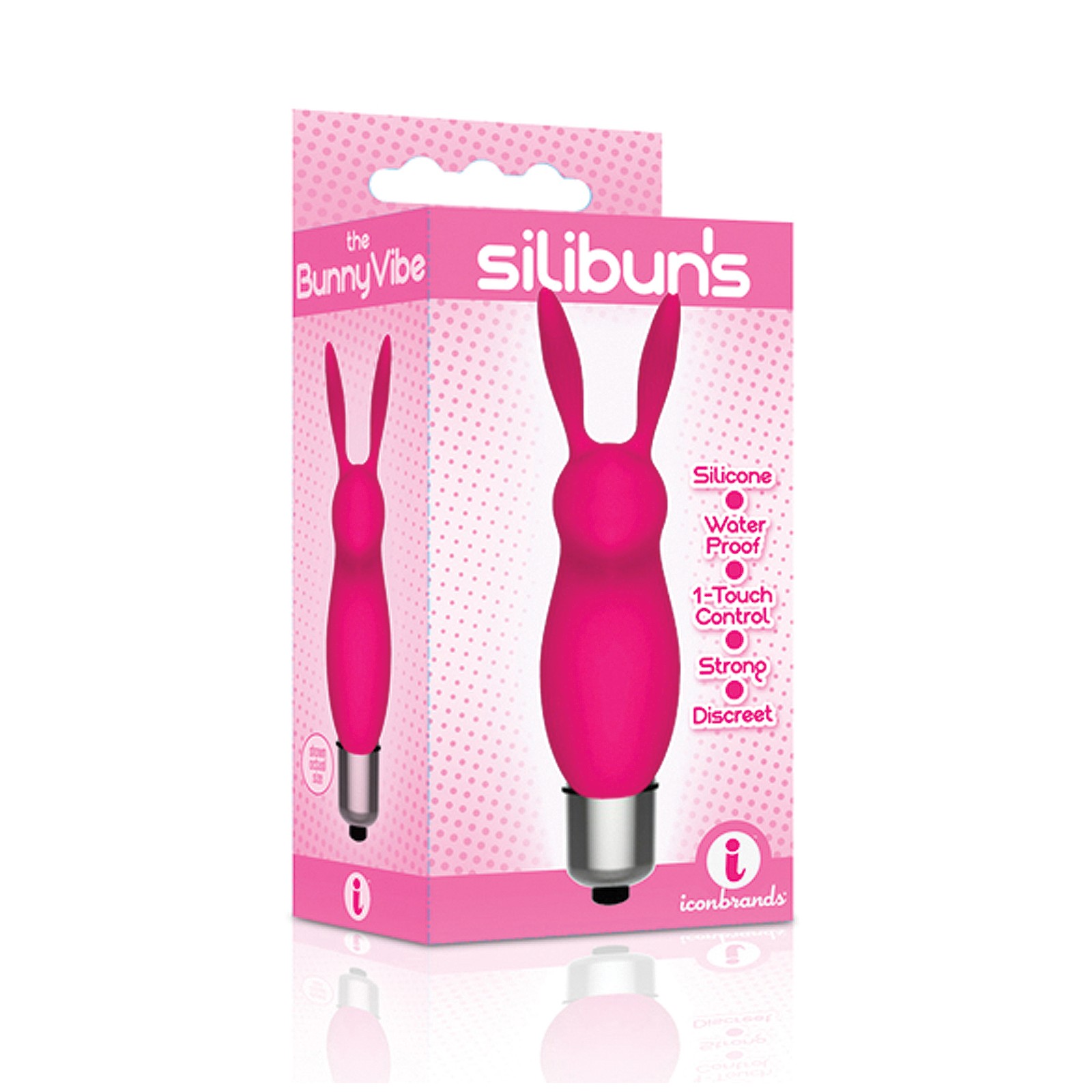 Vibrador Bunny Silibuns de Icon Brands - Rosa