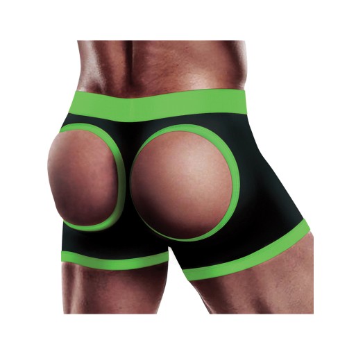 Boxers Strap-on Get Lucky - M-L Negro/Verde