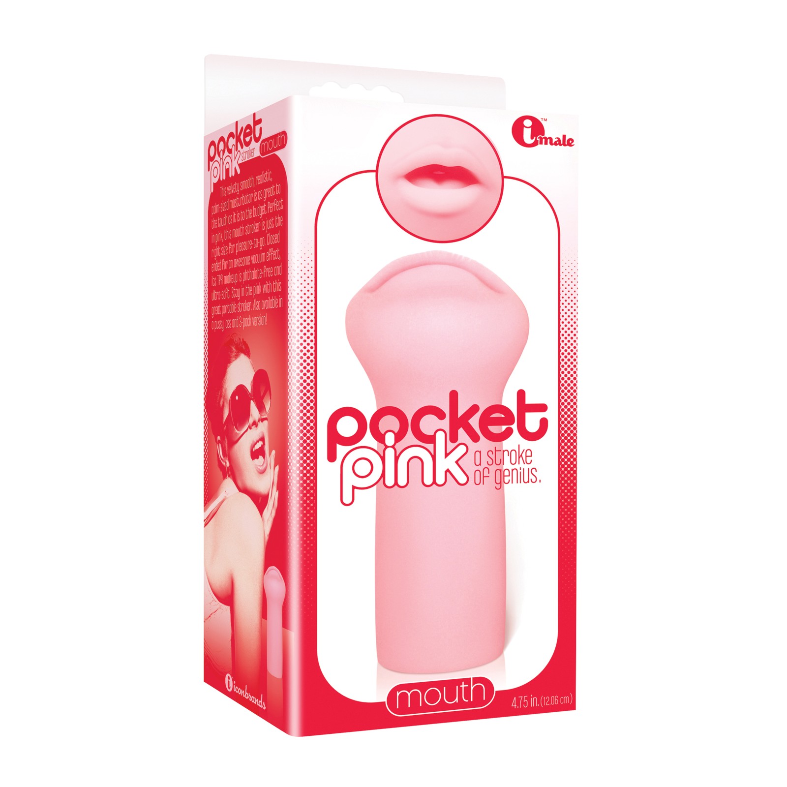 Pocket Pink Mini Mouth Masturbator