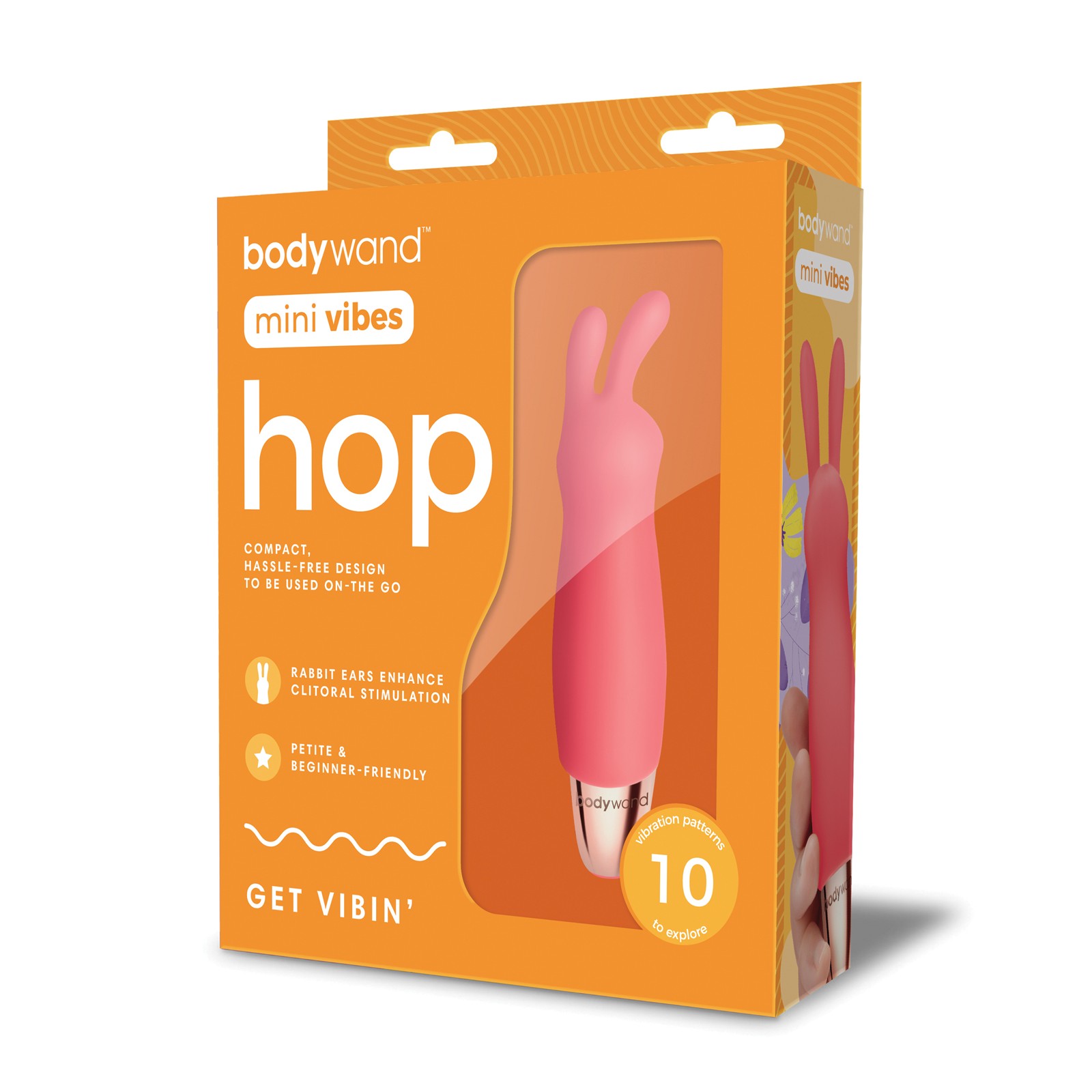 Bodywand Mini Vibes Hop - Red - Intense Clitoral Pleasure