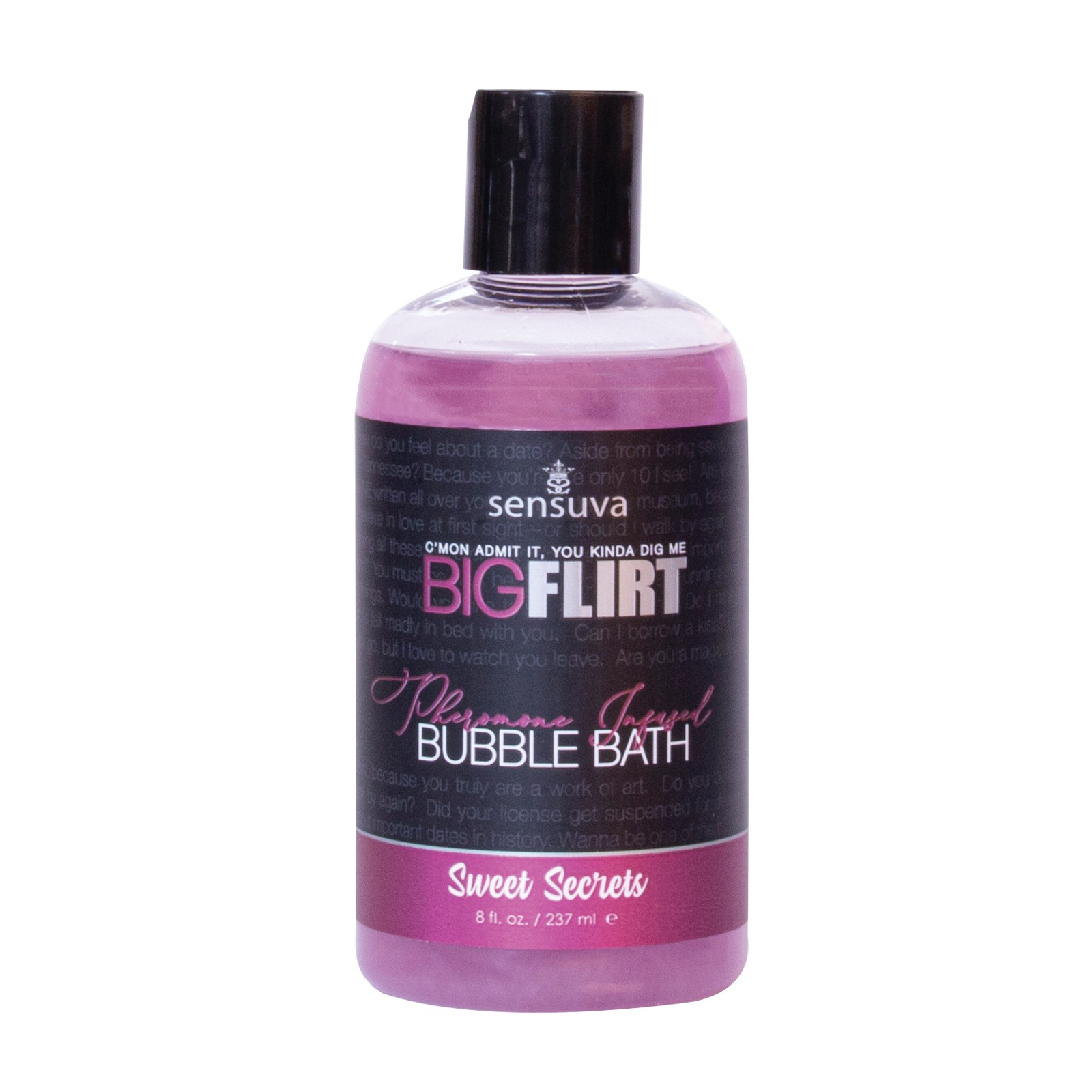 Sensuva Big Flirt Baño de Burbujas con Pheromonas - 8 oz