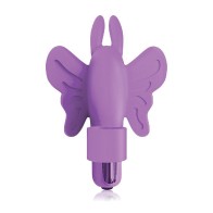 The 9's Flirtfinger Butterfly Purple Vibrator