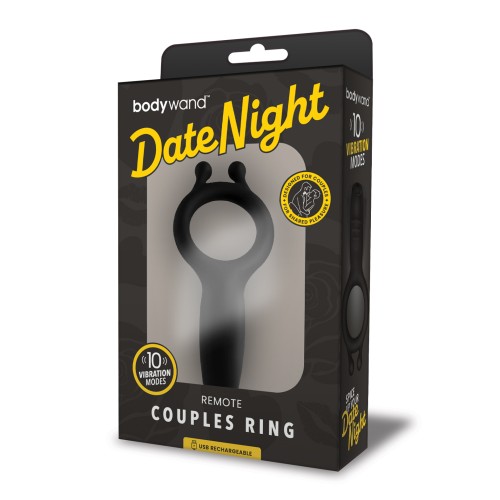 Anillo para Parejas Bodywand Date Night con Control Remoto