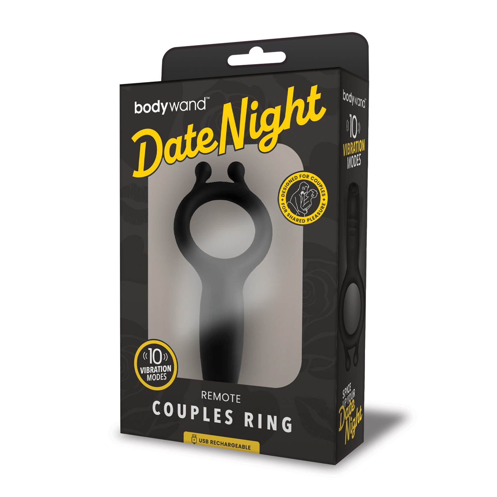 Anillo para Parejas Bodywand Date Night con Control Remoto