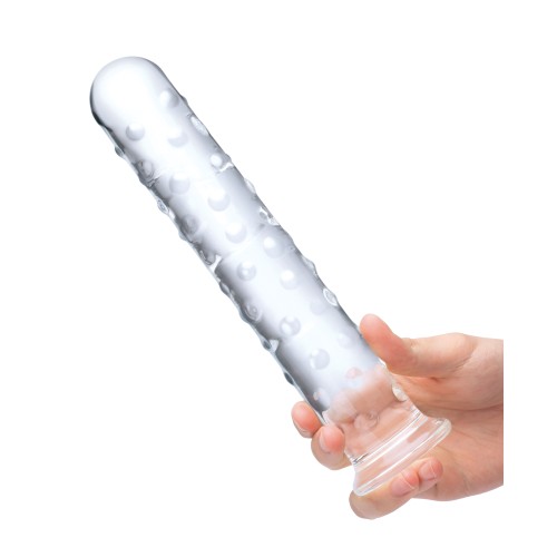 Dildo de Vidrio Extra Grande 10 Pulgadas Claro