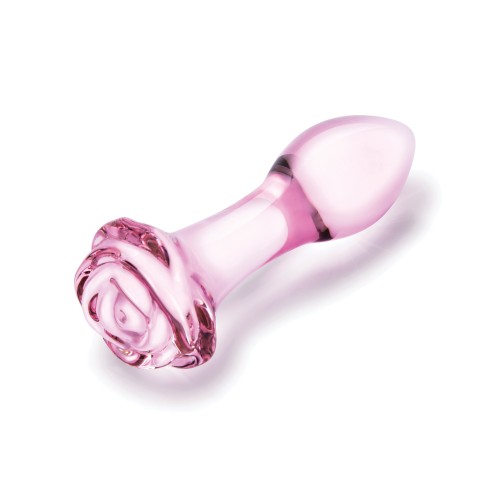 Juego de Plug Anal Rosebud de Glas