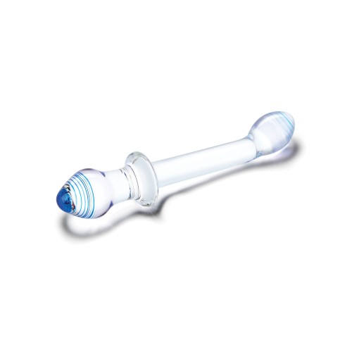 Clear 9.5 Inch Double Play Dual Ended Dildo