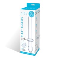 Classic Smooth Dual-Ended Glass Dildo - Clear