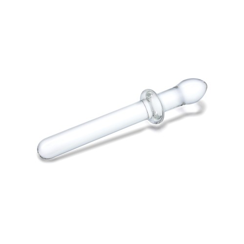 Classic Smooth Dual-Ended Glass Dildo - Clear