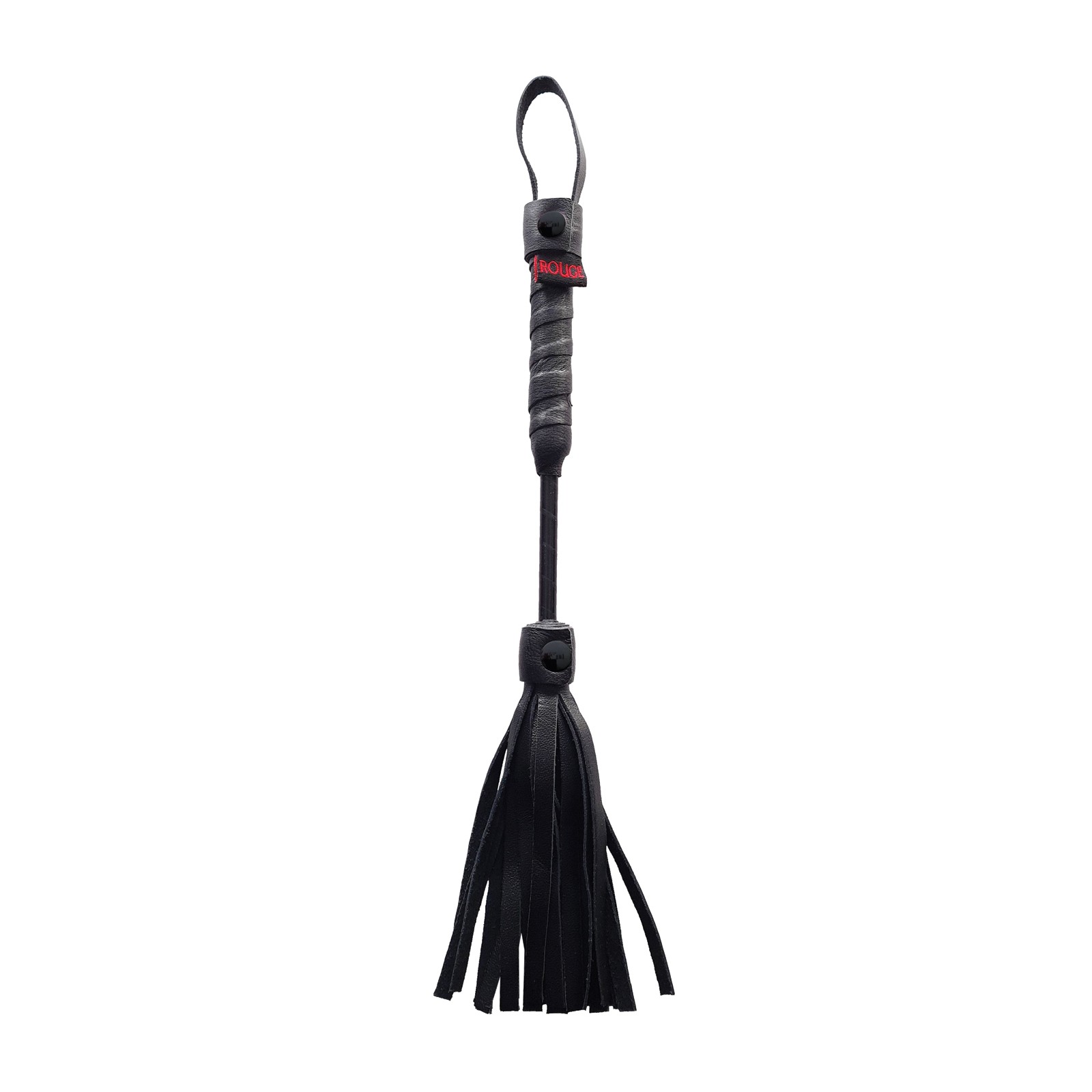 Flogger de Cuero Mini Rouge - Negro