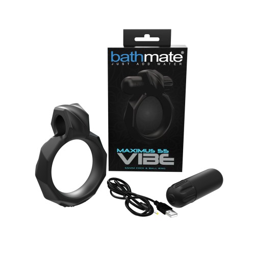 Bathmate Maximus Vibe 55 Cock Ring in Black