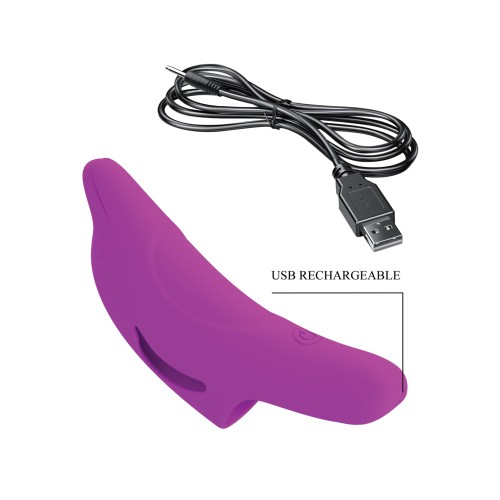 Vibrador de Dedo Pretty Love Delphini Dolphin - Fucsia