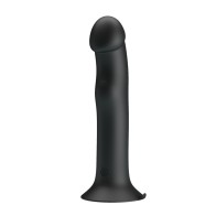 Pretty Love Murray Pulsating and Vibrating Suction Cup Dildo - Black