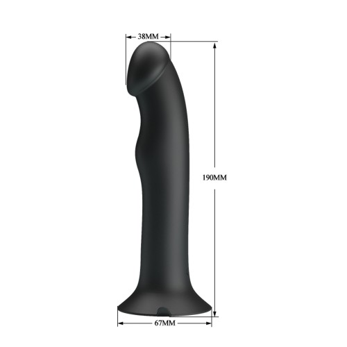 Dildo de Succión con Pulsación y Vibración Pretty Love Murray - Negro