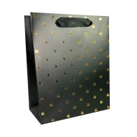 Polka Pot Gift Bag Black Gold - Stylish Gift Presentation