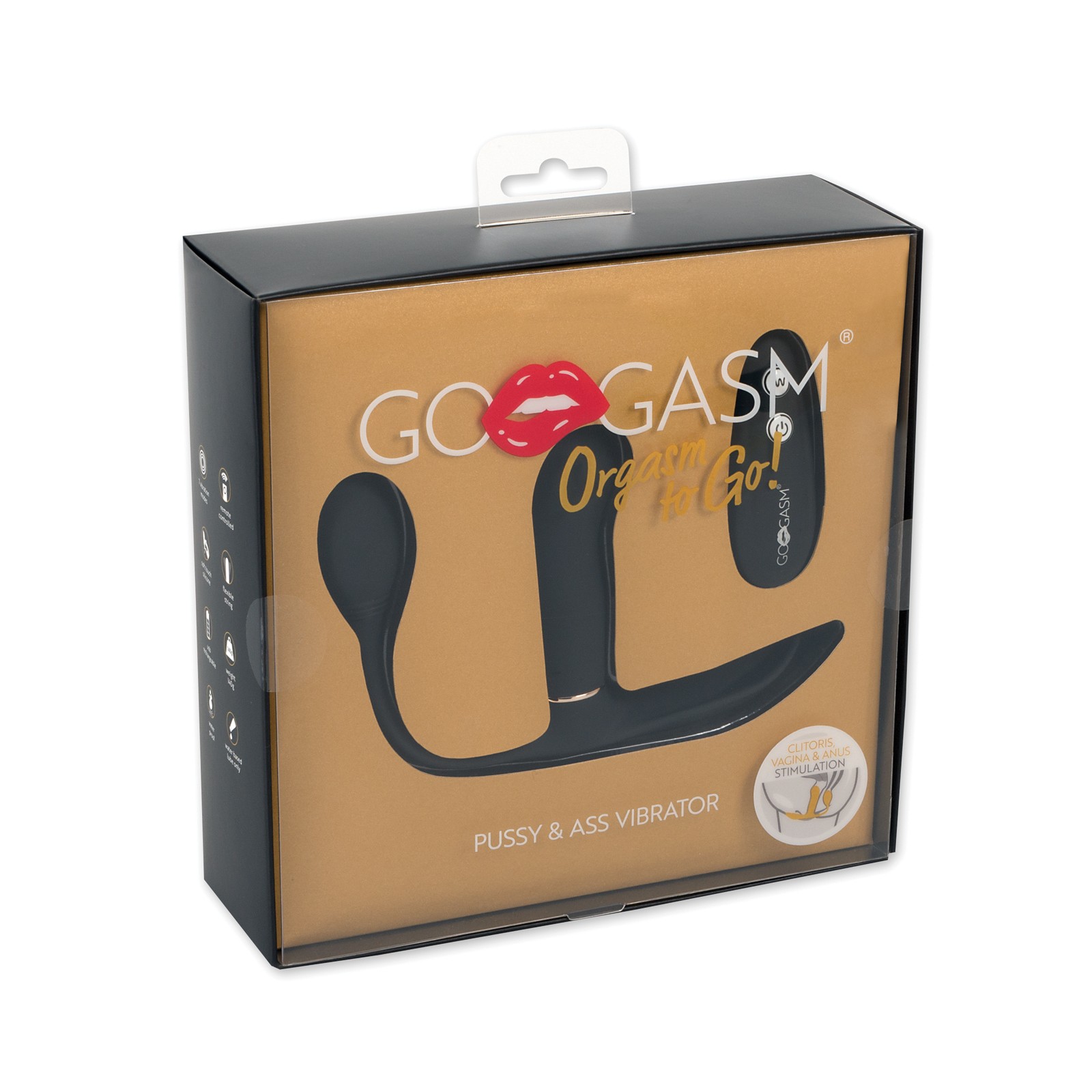 GoGasm Pussy & Ass Vibrator - Triple Stimulation