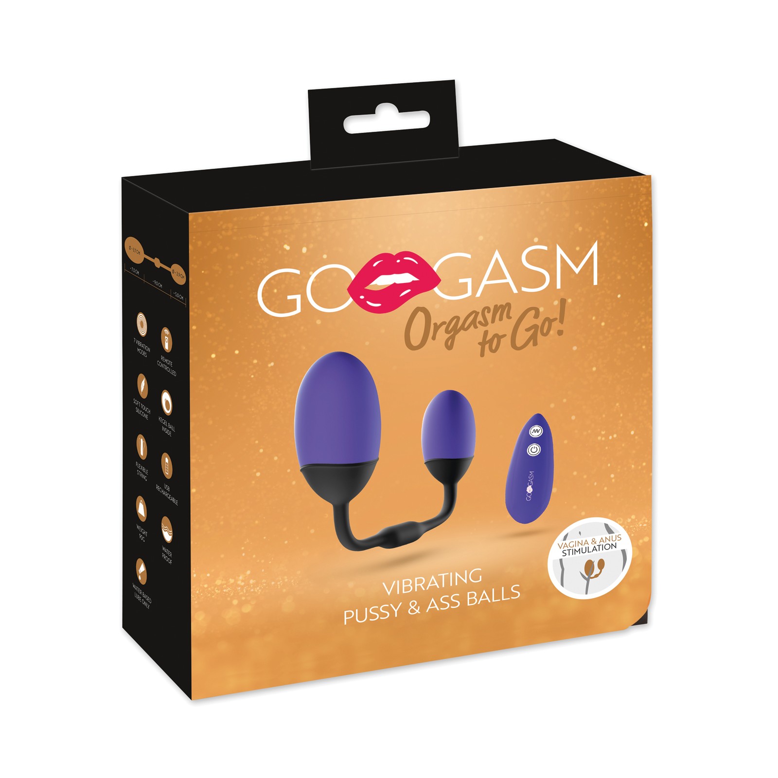 GoGasm Vibrating Pussy and Ass Balls