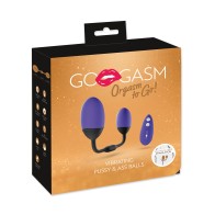 Pelotas Vibrantes para Vagina y Ano GoGasm