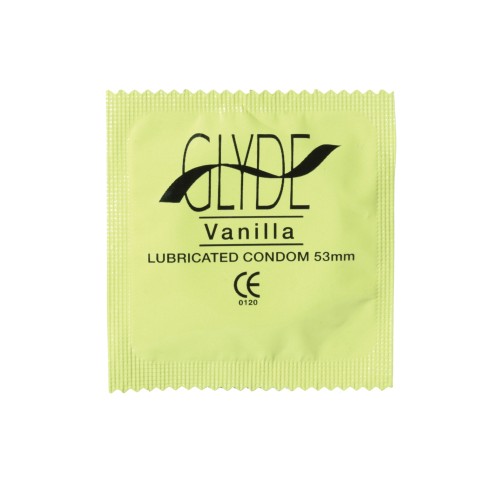 Glyde Organic Vanilla Flavored Condom Pack of 4