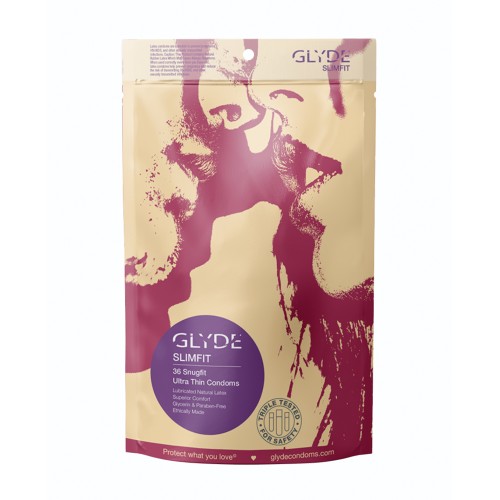 Glyde Slim Pack of 36 - Comfortable and Reliable Condoms