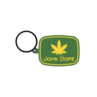 Wood Rocket John Dope Keychain Green Yellow