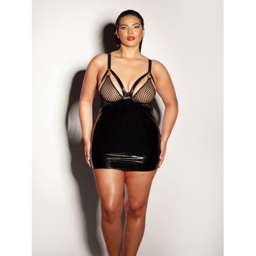 FETISH Babydoll Curvy Excitement Negro Talla 1X