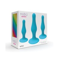 Nobu Rainbow Silicone Plug Set - Blue