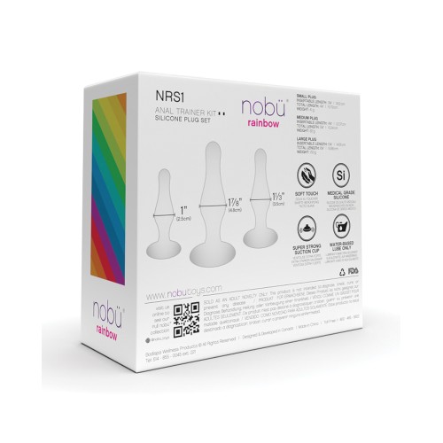 Nobu Rainbow Silicone Plug Set - Blue