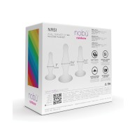 Nobu Rainbow Silicone Plug Set - Blue