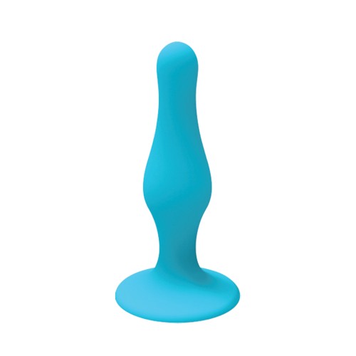 Nobu Rainbow Large Silicone Plug in Blue