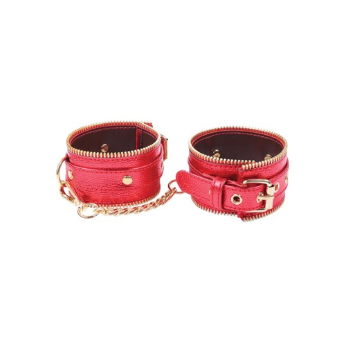 Nobu Fetish Handcuffs Red/Gold