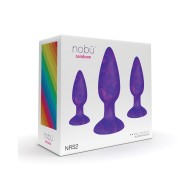 Nobu Rainbow Silicone Anal Plug Set